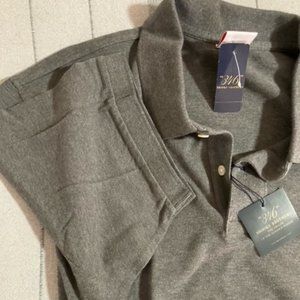 Men's Brooks Brothers X-Large Polo Dark Heathered Gray